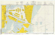 Miami Harbor 1973 - Old Map Nautical Chart AC Harbors 547-11468 - Florida (East Coast)