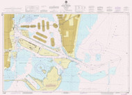 Miami Harbor 1990 - Old Map Nautical Chart AC Harbors 547-11468 - Florida (East Coast)