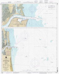 St Johns River and Approaches 1994 - Old Map Nautical Chart AC Harbors 569-11490 - Florida (East Coast)