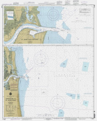 St Johns River and Approaches 1999 - Old Map Nautical Chart AC Harbors 569-11490 - Florida (East Coast)