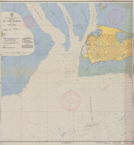 Key West Harbor 1941A - Old Map Nautical Chart AC Harbors 576-11447 - Florida (East Coast)