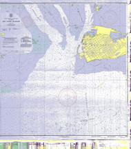 Key West Harbor 1942 - Old Map Nautical Chart AC Harbors 576-11447 - Florida (East Coast)