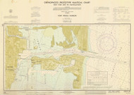 Fort Pierce Harbor 1970 - Old Map Nautical Chart AC Harbors 582-11475 - Florida (East Coast)
