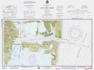 Fort Pierce Harbor 1974 - Old Map Nautical Chart AC Harbors 582-11475 - Florida (East Coast)