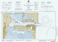 Fort Pierce Harbor 1990 - Old Map Nautical Chart AC Harbors 582-11475 - Florida (East Coast)