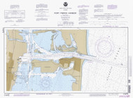 Fort Pierce Harbor 1992 - Old Map Nautical Chart AC Harbors 582-11475 - Florida (East Coast)