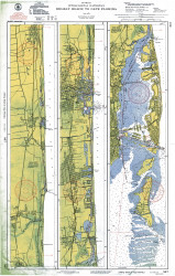 West Palm Beach to Miami 1939A - Old Map Nautical Chart AC Harbors 847 - Florida (East Coast)