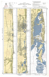 West Palm Beach to Miami 1951A - Old Map Nautical Chart AC Harbors 847 - Florida (East Coast)