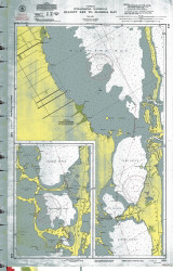Sands Key to Blackwater Sound 1939B - Old Map Nautical Chart AC Harbors 849-11463 - Florida (East Coast)
