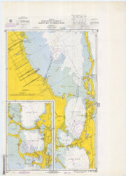Sands Key to Blackwater Sound 1968 - Old Map Nautical Chart AC Harbors 849-11463 - Florida (East Coast)