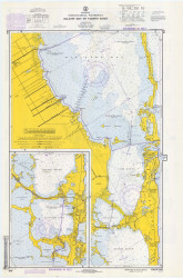 Sands Key to Blackwater Sound 1972 - Old Map Nautical Chart AC Harbors 849-11463 - Florida (East Coast)