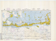 Blackwater Sound to Matecumbe Key 1968 - Old Map Nautical Chart AC Harbors 850-11464 - Florida (East Coast)