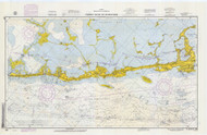Blackwater Sound to Matecumbe Key 1970 - Old Map Nautical Chart AC Harbors 850-11464 - Florida (East Coast)