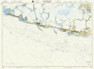 Blackwater Sound to Matecumbe Key 1992 - Old Map Nautical Chart AC Harbors 850-11464 - Florida (East Coast)