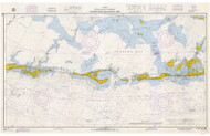 Matecumbe Key to Grassy Key 1966 - Old Map Nautical Chart AC Harbors 851-11449 - Florida (East Coast)