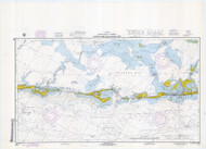 Matecumbe Key to Grassy Key 1968 - Old Map Nautical Chart AC Harbors 851-11449 - Florida (East Coast)