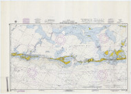 Matecumbe Key to Grassy Key 1970 - Old Map Nautical Chart AC Harbors 851-11449 - Florida (East Coast)
