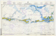Matecumbe Key to Grassy Key 1973 - Old Map Nautical Chart AC Harbors 851-11449 - Florida (East Coast)