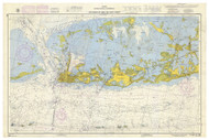 Sugarloaf Key to Key West 1961 - Old Map Nautical Chart AC Harbors 854-11445A - Florida (East Coast)