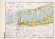 Sugarloaf Key to Key West 1966 - Old Map Nautical Chart AC Harbors 854-11445A - Florida (East Coast)
