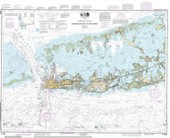 Sugarloaf Key to Key West 2014 - Old Map Nautical Chart AC Harbors 854-11445A - Florida (East Coast)