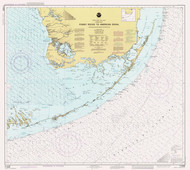 Fowey Rocks to American Shoal 1991 - Old Map Nautical Chart AC Harbors 11450 - Florida (East Coast)