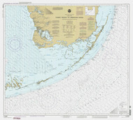 Fowey Rocks to American Shoal 1993 - Old Map Nautical Chart AC Harbors 11450 - Florida (East Coast)