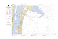 Approaches to Cape Canaveral 2000 - Old Map Nautical Chart AC Harbors 11481 - Florida (East Coast)