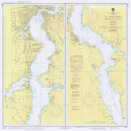 St Johns River - Jacksonville to Racy Point 1982A - Old Map Nautical Chart AC Harbors 11492 - Florida (East Coast)