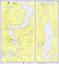St Johns River - Racy Point to Crescent Lake 1975 - Old Map Nautical Chart AC Harbors 11492B - Florida (East Coast)