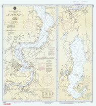 St Johns River - Racy Point to Crescent Lake 1992A - Old Map Nautical Chart AC Harbors 11492B - Florida (East Coast)