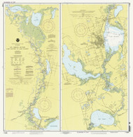 St Johns River - Lake Dexter to Lake Harney 1998 - Old Map Nautical Chart AC Harbors 11498 - Florida (East Coast)