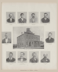 Picture City Hall , Ohio 1900 - Mercer Co. 52