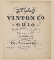 Title page, Ohio 1876 - Vinton Co. 2