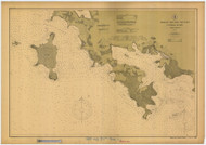 Ensenada Honda to Canal de Luis Pena 1903 - Old Map Nautical Chart AC Harbors 915 - Puerto Rico & Virgin Islands