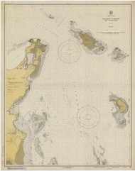 Bahia de Fajardo 1930 - Old Map Nautical Chart AC Harbors 921 - Puerto Rico & Virgin Islands