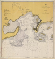 Bahia de Guayanilla and Bahia de Tallaboa 1940 - Old Map Nautical Chart AC Harbors 928 - Puerto Rico & Virgin Islands