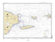Virgin Passage and Vieques Sound 2002 - Old Map Nautical Chart AC Harbors 904 - Puerto Rico & Virgin Islands