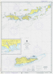 Virgin Gorda to St Thomas and St Croix 1975 - Old Map Nautical Chart AC Harbors 905 - Puerto Rico & Virgin Islands