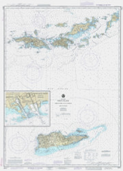 Virgin Gorda to St Thomas and St Croix 1990 - Old Map Nautical Chart AC Harbors 905 - Puerto Rico & Virgin Islands