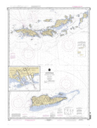 Virgin Gorda to St Thomas and St Croix 2001 - Old Map Nautical Chart AC Harbors 905 - Puerto Rico & Virgin Islands