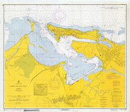 Bahia de San Juan 1970 - Old Map Nautical Chart AC Harbors 908 - Puerto Rico & Virgin Islands