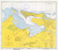 Bahia de San Juan 1973 - Old Map Nautical Chart AC Harbors 908 - Puerto Rico & Virgin Islands