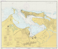 Bahia de San Juan 1982 - Old Map Nautical Chart AC Harbors 908 - Puerto Rico & Virgin Islands