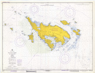 Isla de Cluebra 1973 - Old Map Nautical Chart AC Harbors 914 - Puerto Rico & Virgin Islands