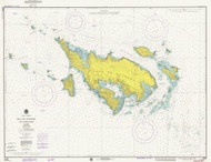 Isla de Cluebra 1976 - Old Map Nautical Chart AC Harbors 914 - Puerto Rico & Virgin Islands