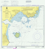 Puerto Yabucoa 1975 - Old Map Nautical Chart AC Harbors 918 - Puerto Rico & Virgin Islands