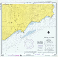 Puerto Munabo 1975 - Old Map Nautical Chart AC Harbors 924 - Puerto Rico & Virgin Islands