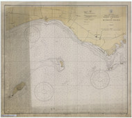 Punta Petrona to Isla Caja de Muertos 1929 - Old Map Nautical Chart AC Harbors 926 - Puerto Rico & Virgin Islands