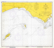 Punta Petrona to Isla Caja de Muertos 1972 - Old Map Nautical Chart AC Harbors 926 - Puerto Rico & Virgin Islands